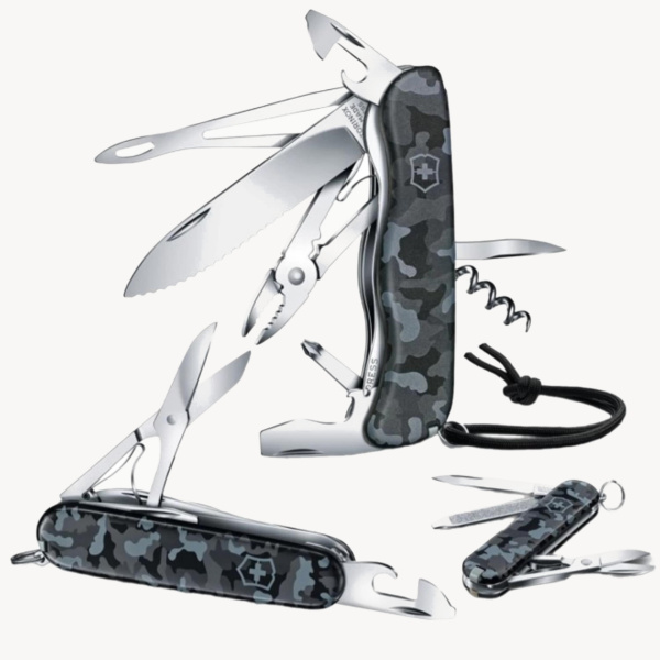 Нож Victorinox Classic SD 58мм, 7 функций (Синий Камуфляж)